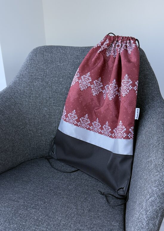 Apavu/sporta maisiņš "Austras koks" bordo